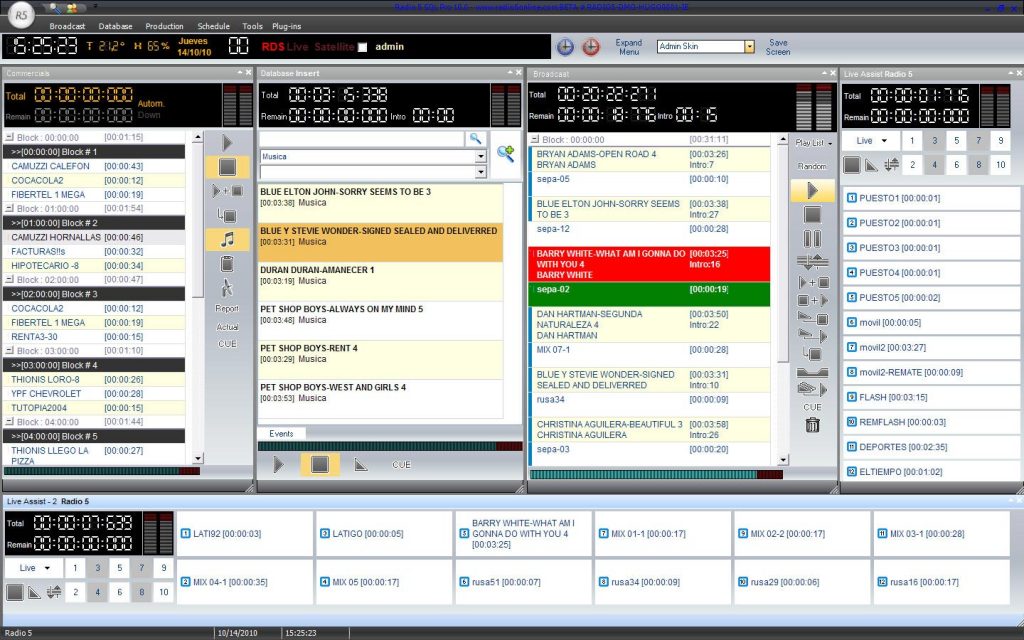 RADIO 5 SQL Pro 10.0 Radio5 Technology in Broadcast Automation